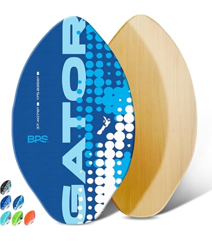 Amazon.com : Waveline Neon Wooden Skimboard (Choose Size and Color